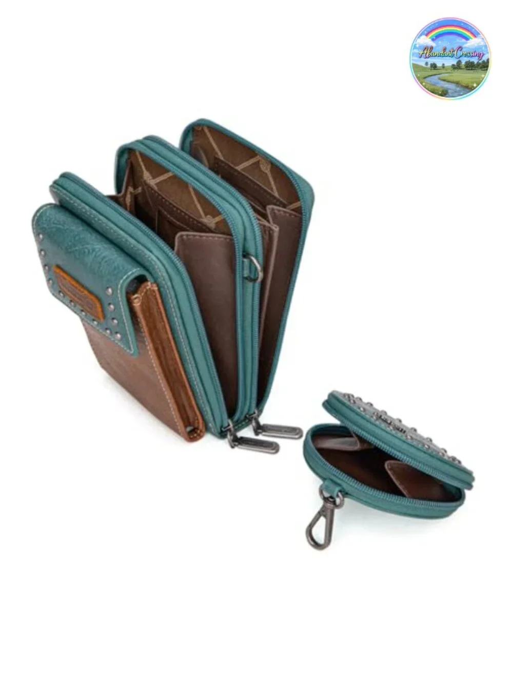 Wrangler 3Pcs Doctor Bag Set Top-Handle Satchel with Cell Phone Handbag and